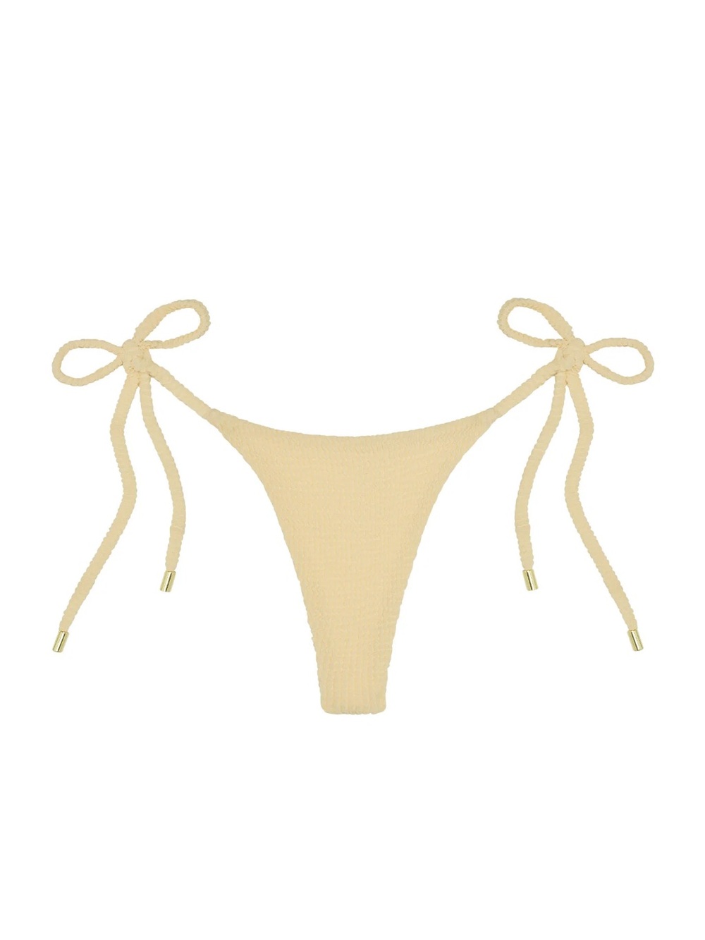 Monday Swimwear Palma Thong Raffia Crinkle size small NWT